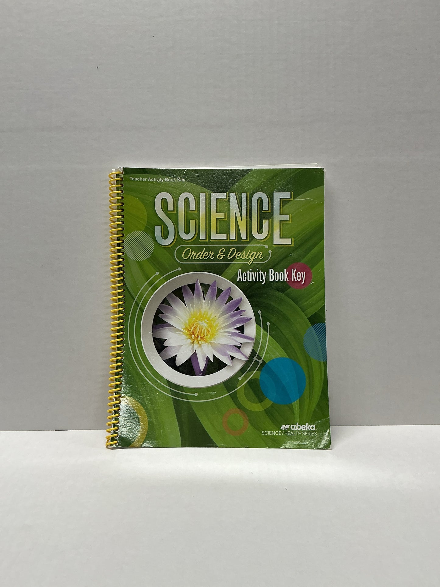 Order and Design Abeka Activity Book Key  Pre-Owned 7th Grade Science Textbooks