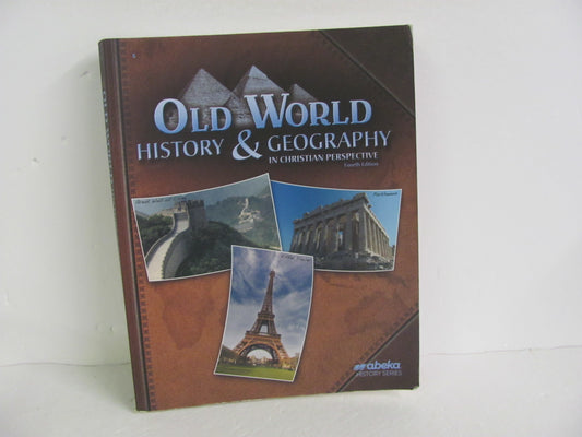 Old World History Abeka Student Book Pre-Owned 5th Grade History Textbooks