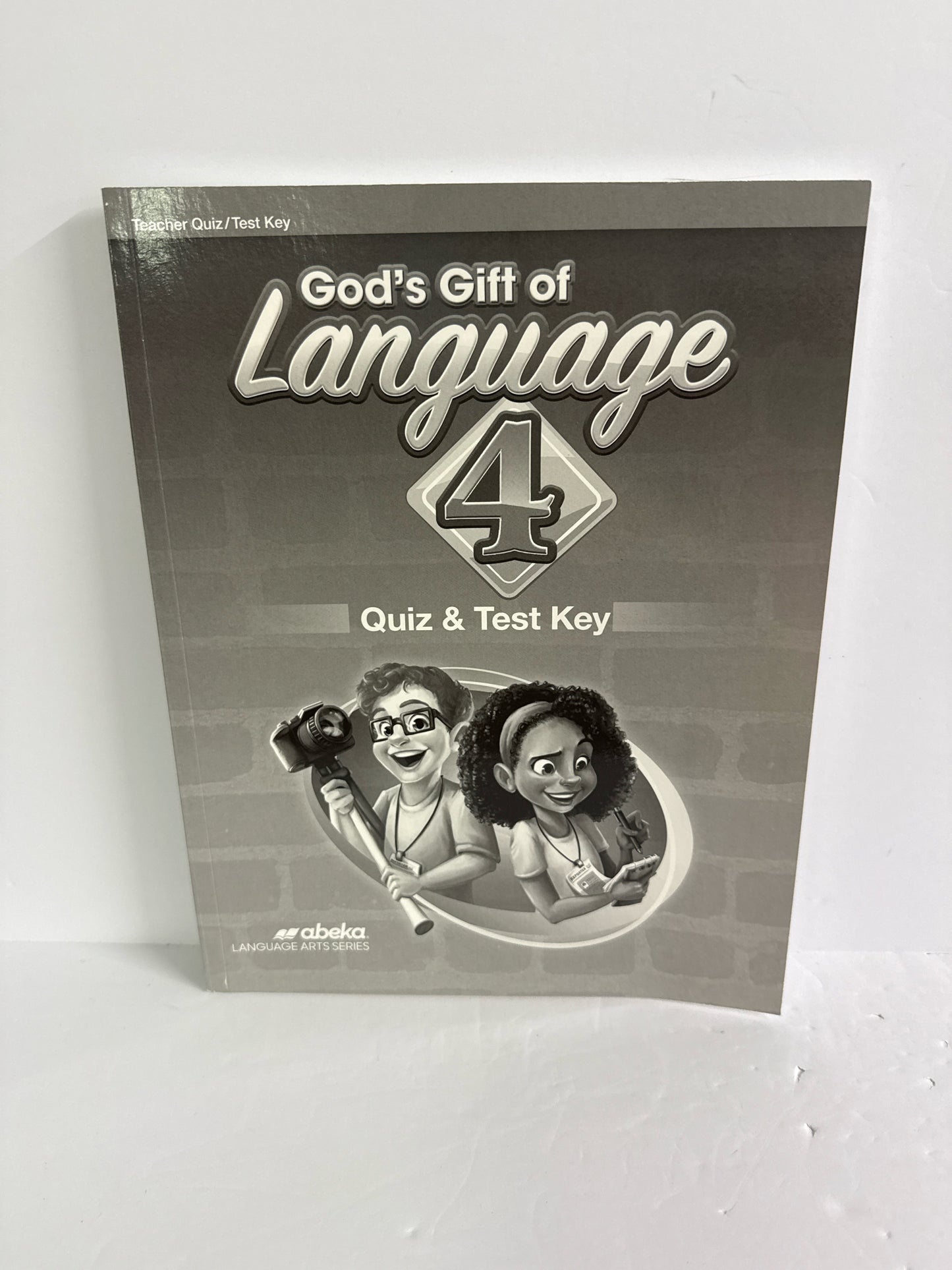 God's Gift of Language 4 Abeka Quiz/Test Key  Pre-Owned Language Textbooks