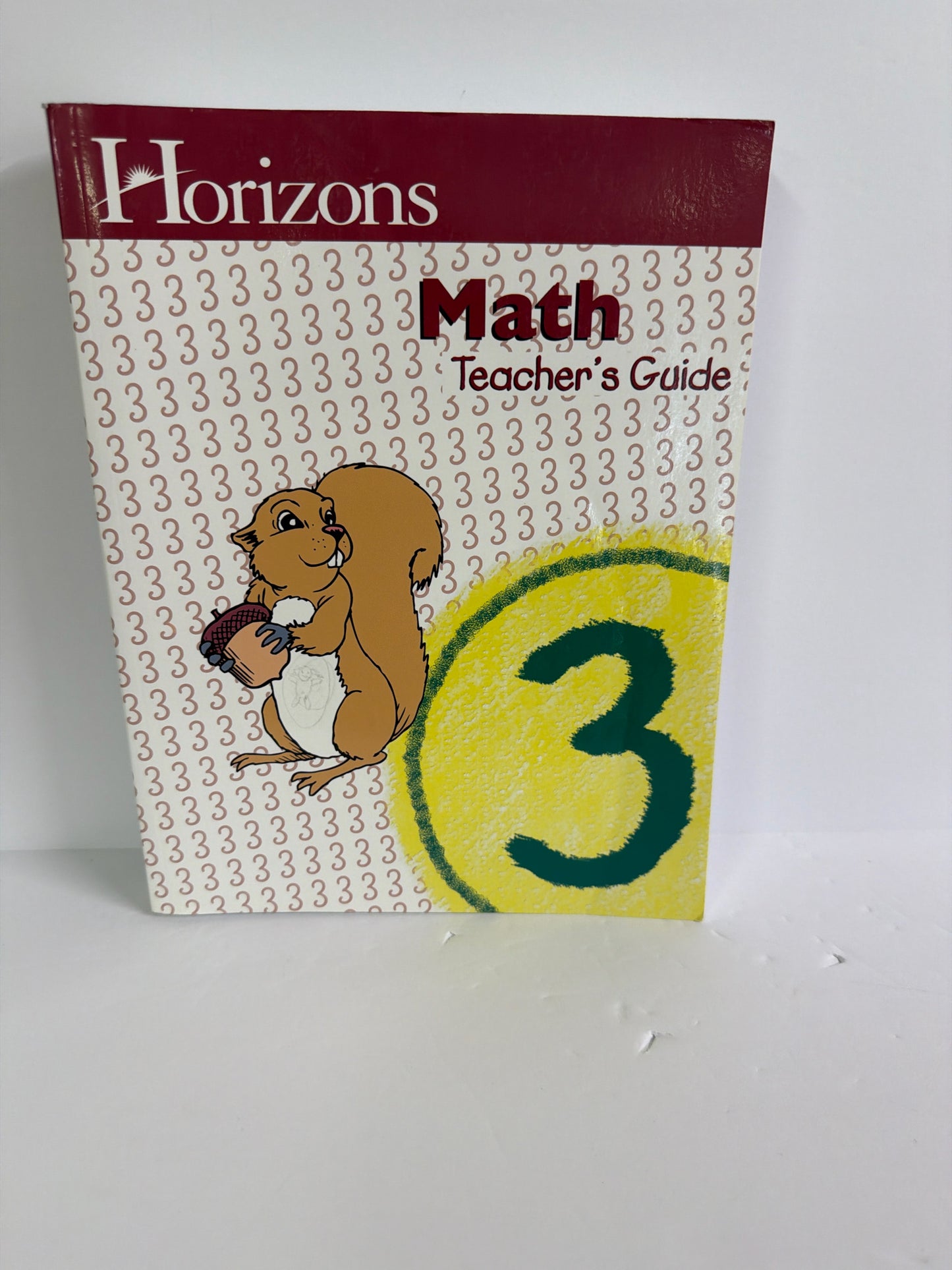 Math 3 Horizons Teacher Guide  Pre-Owned 3rd Grade Mathematics Textbooks