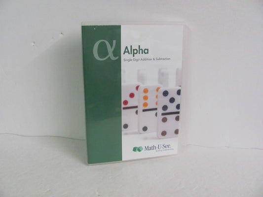Alpha Math U See DVD Pre-Owned Elementary Mathematics Textbooks