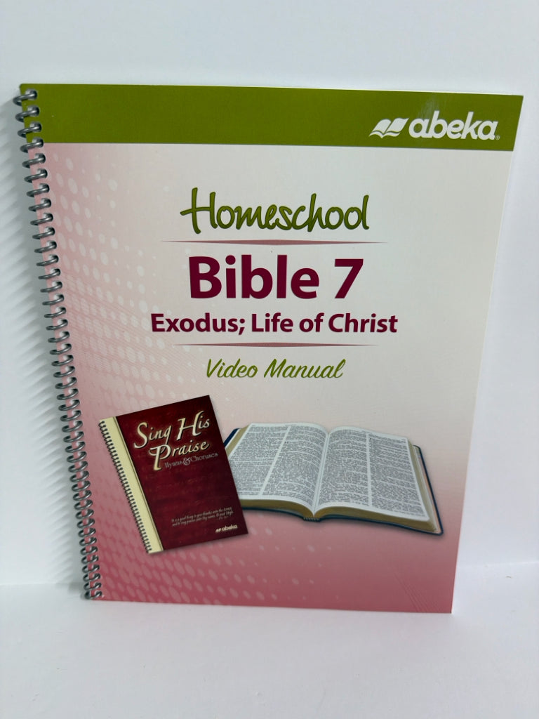 Bible 7 Abeka Video Manual- Pre-Owned 7th Grade Bible Textbooks