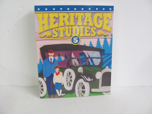 Heritage Studies 5 BJU Press Student Book Pre-Owned 5th Grade History Textbooks