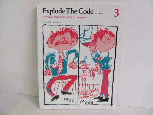 Explode the Code 3 EPS Student Book Pre-Owned Hall Spelling/Vocabulary Books