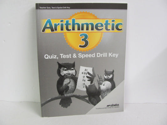 Arithmetic 3 Abeka Quiz/Test Key  Pre-Owned 3rd Grade Mathematics Textbooks