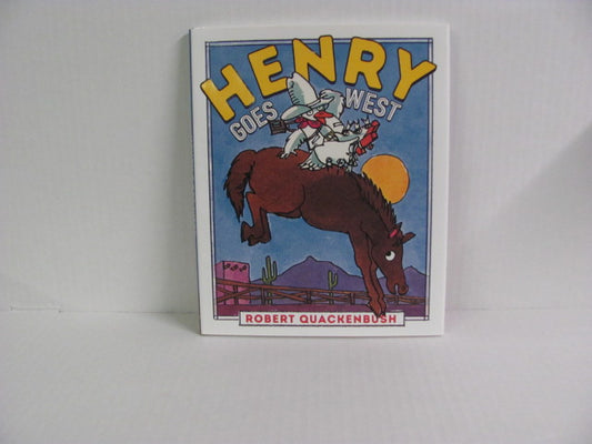 Henry Goes West Aladdin Reader  Pre-Owned Robert Quackenbush Fiction Books
