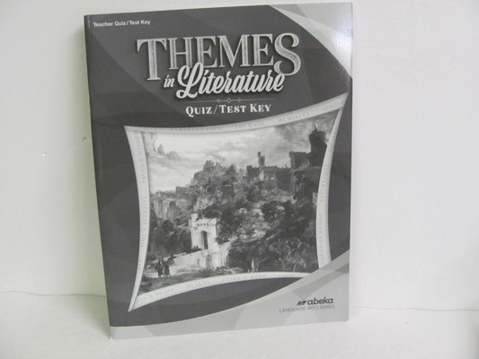 Themes in Literature Abeka Quiz/Test Key  Pre-Owned 9th Grade Reading Textbooks