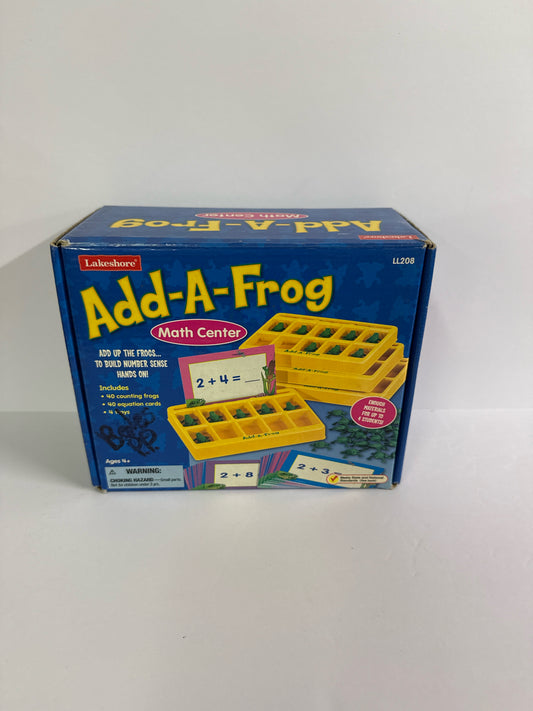 Add-A-Frog Math Center Lakeshore Pre-Owned Elementary Early Learning Books