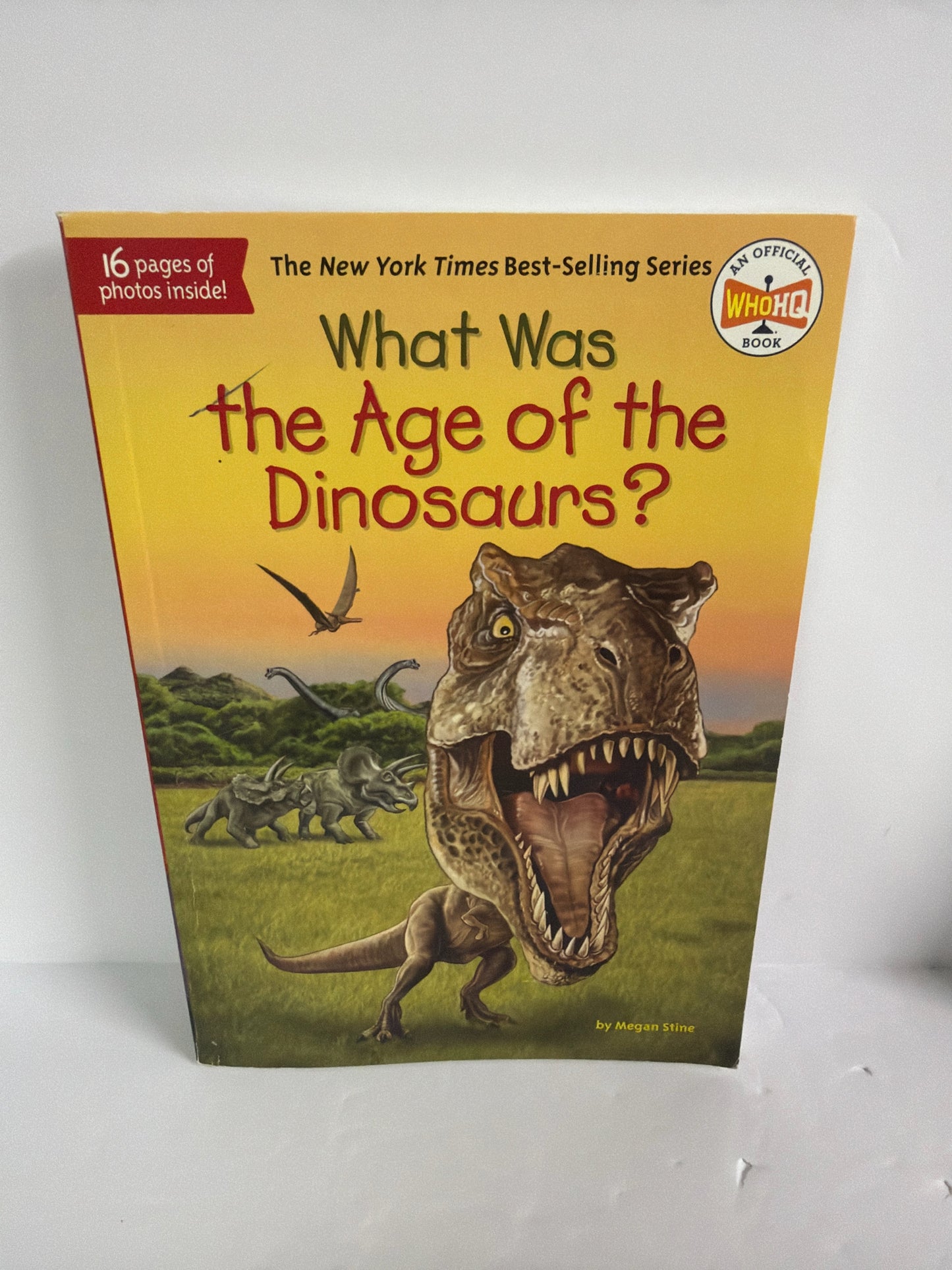 What Was the Age of the Dinosaurs? Megan Stine WHOHQ Juvenile Fiction
