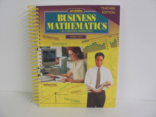 Business Mathematics Abeka Teacher Edition  Pre-Owned Math Help Books