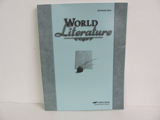 World Literature Abeka Answer Key  Pre-Owned 10th Grade Reading Textbooks