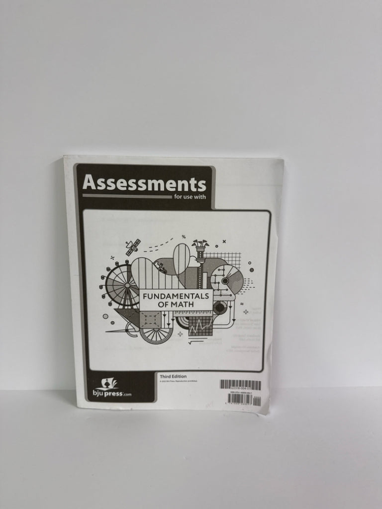 Fundamentals of Math BJU Press Assessments  Pre-Owned Mathematics Textbooks
