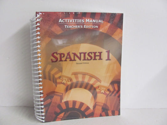 Spanish 1 Activities Manual BJU Press Teacher Edition  Pre-Owned Spanish Books