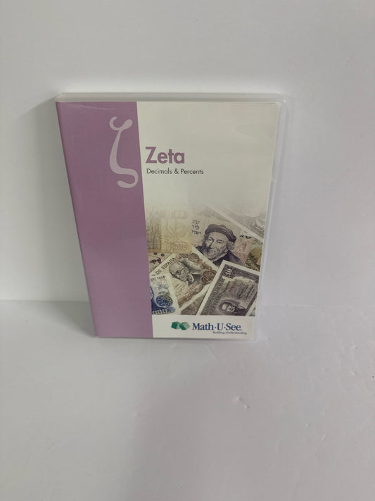 Zeta Math U See DVD Pre-Owned Demme 6th Grade Mathematics Textbooks