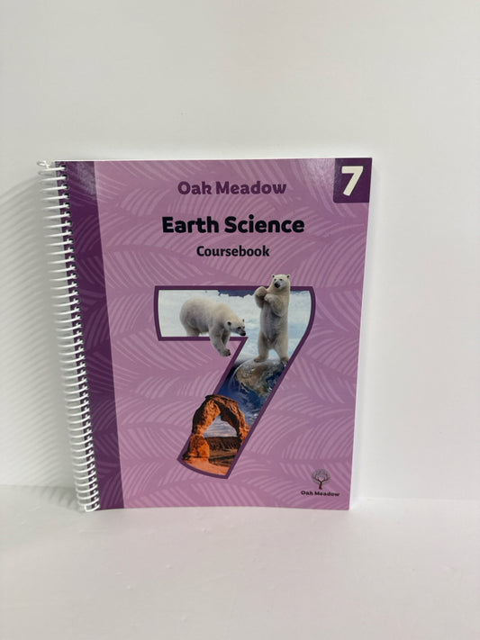 Earth Science Oak Meadow Course Book  Pre-Owned 7th Grade Science Textbooks