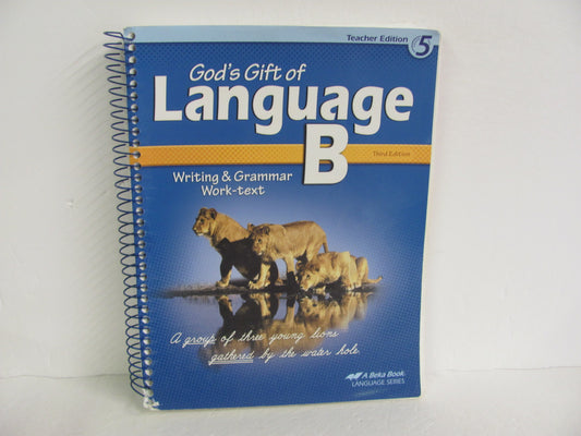 Language B Abeka Teacher Edition  Pre-Owned 5th Grade Language Textbooks