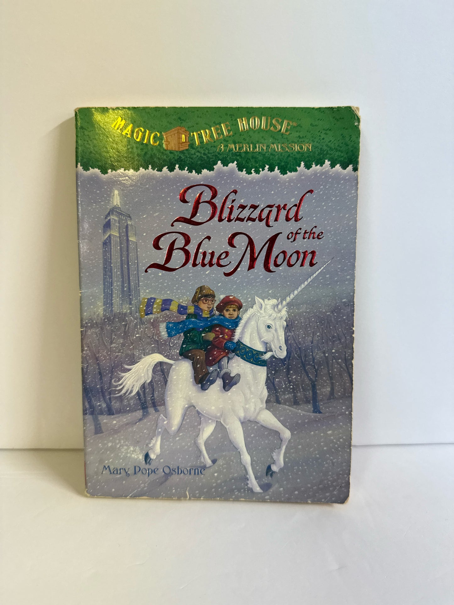 Blizzard of the Blue Moon Mary Pope Osborne Scholastic Juvenile Books
