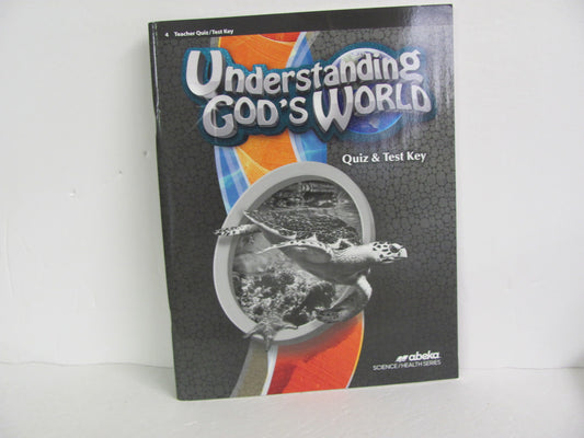 Understanding God's World Abeka Quiz/Test Key  Pre-Owned Science Textbooks