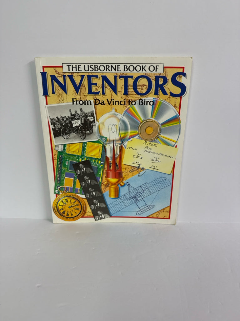 The Usborne Book of Inventors Usborne Pre-Owned Elementary Science Textbooks