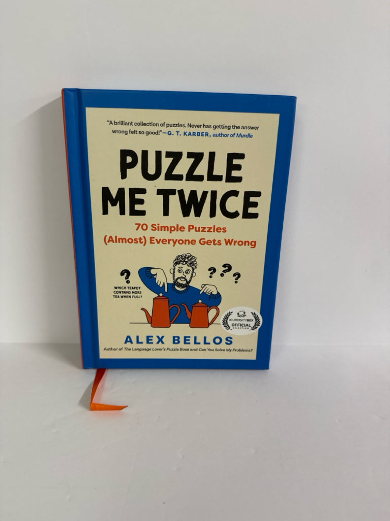 Puzzle Me Twice The Experiment Pre-Owned Alex Bellos Logic Books