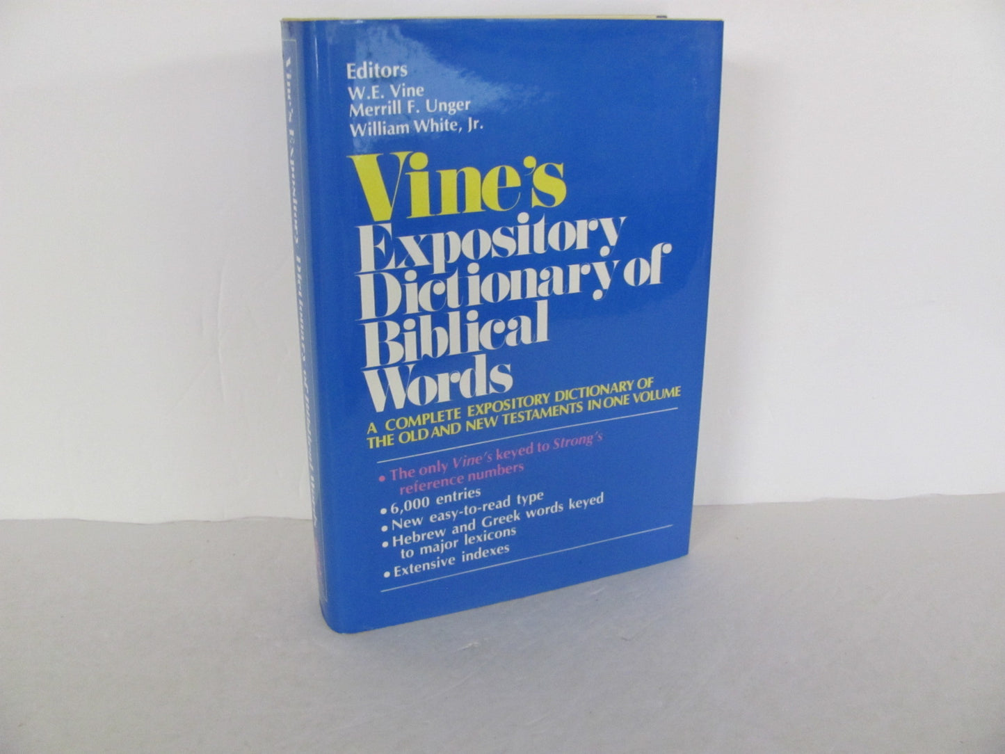 Vine's Expository Dictionary Nelson Pre-Owned Vine High School Bible Books