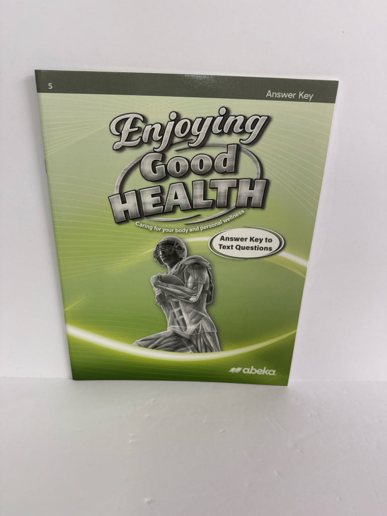 Enjoying Good Health Abeka Answer Key  Pre-Owned 5th Grade Science Textbooks