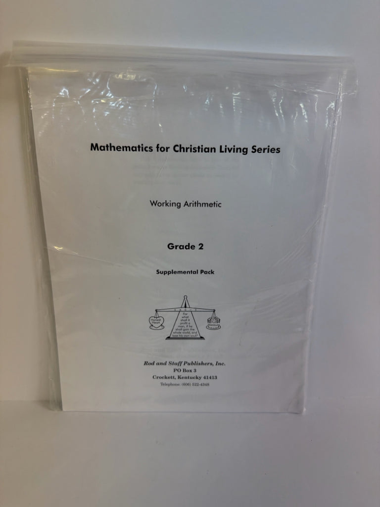 Working Arithmetic Rod and Staff Supplemental  Pre-Owned Mathematics Textbooks
