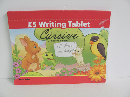 K5 Writing Tablet Abeka Student Book Pre-Owned Kindergarten Penmanship Books