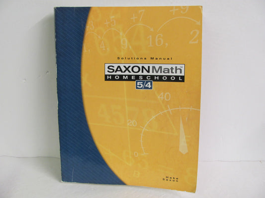 Math 54 Saxon Solutions  Pre-Owned Saxon 4th Grade Mathematics Textbooks