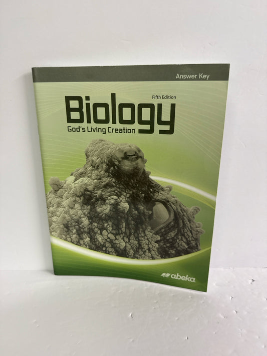 Biology Abeka Answer Key  Pre-Owned 10th Grade Science Textbooks