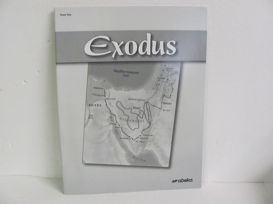 Exodus Test Key Pre-Owned 7th Grade Bible Textbooks