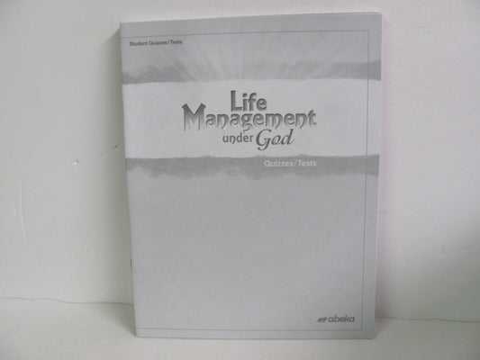 Life Management Under God Abeka Tests  Pre-Owned 11th Grade Bible Textbooks