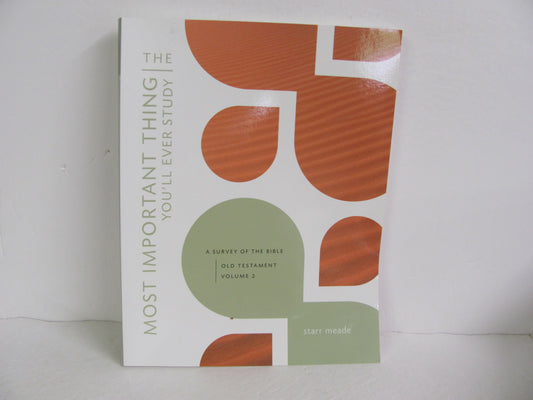 The Most Important Thing Crossway Student Book Pre-Owned Meade Bible Books