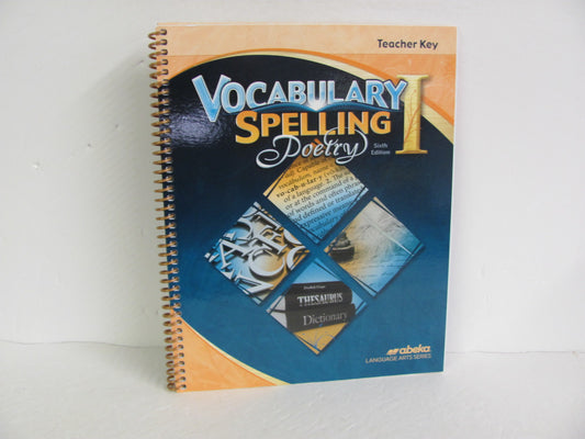 Vocabulary Spelling Poetry I Abeka 7th Grade Spelling/Vocabulary Books