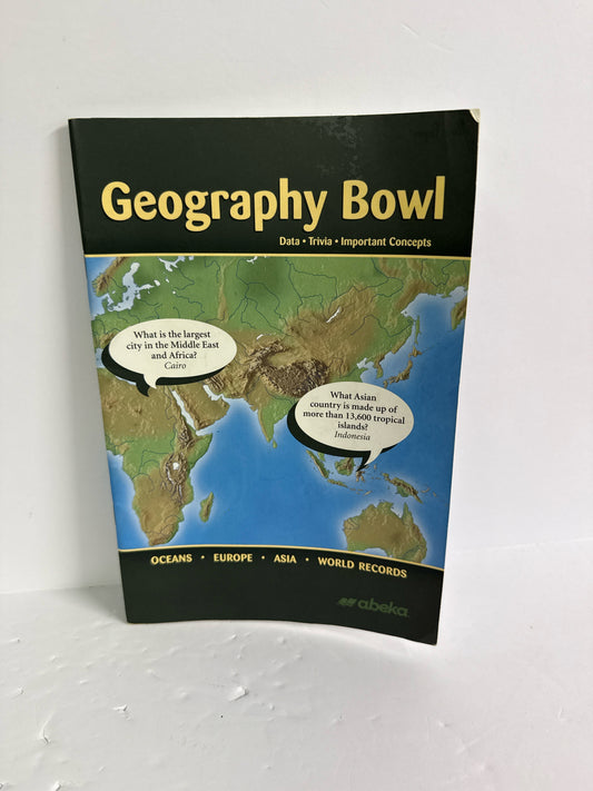 Geography Bowl Abeka Pre-Owned Elementary History Textbooks