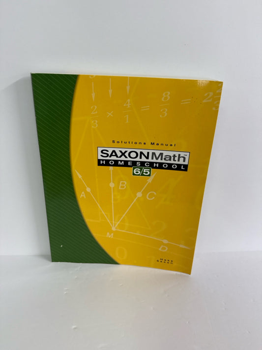 Math 65 Saxon Solutions Manual  Pre-Owned Hake 5th Grade Mathematics Textbooks