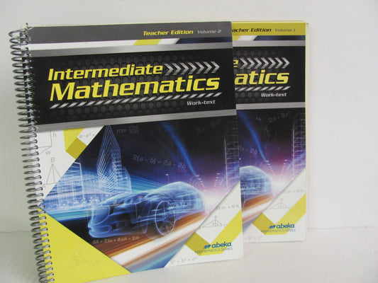 Intermediate Mathematics Abeka Teacher Edition  Pre-Owned Mathematics Textbooks
