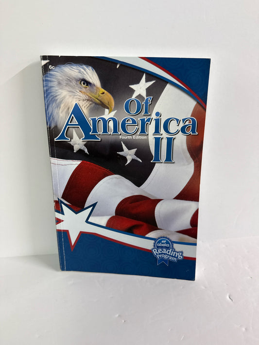 Of America II Abeka Reader Pre-Owned 6th Grade Reading Textbooks