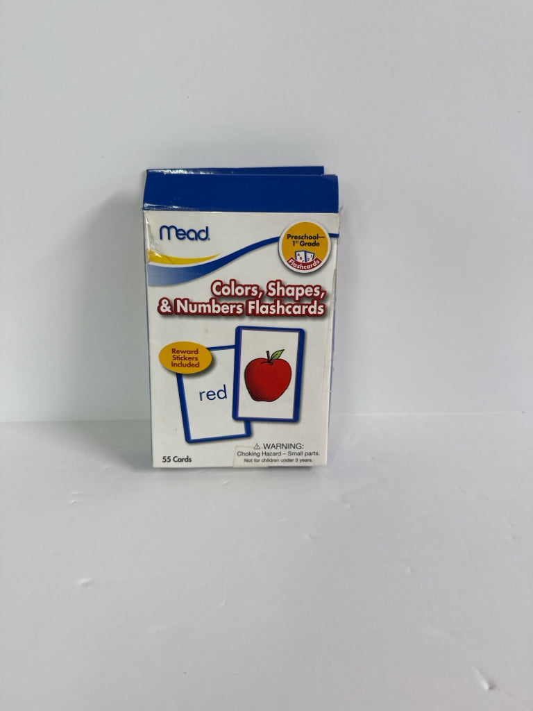 Colors, Shapes, & Numbers Mead Flashcards Pre-Owned Miscellaneous