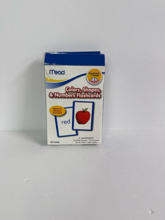 Colors, Shapes, & Numbers Mead Flashcards Pre-Owned Miscellaneous