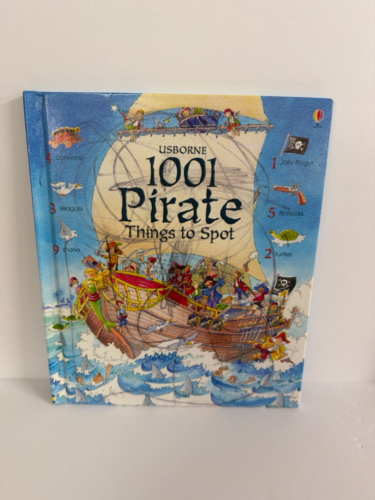 1001 Pirate Things to Spot Usborne Hardback Books