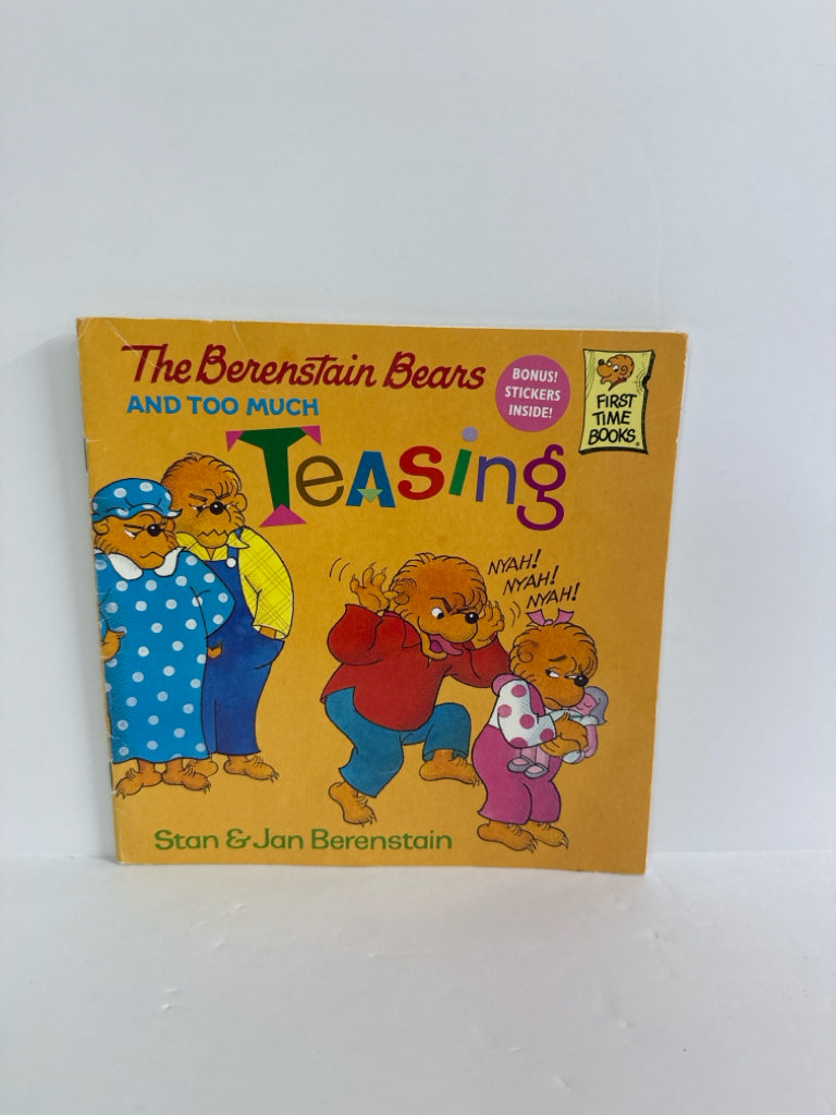 ...And too Much Teasing Stan & Jan Berenstain Random House Paperback Books