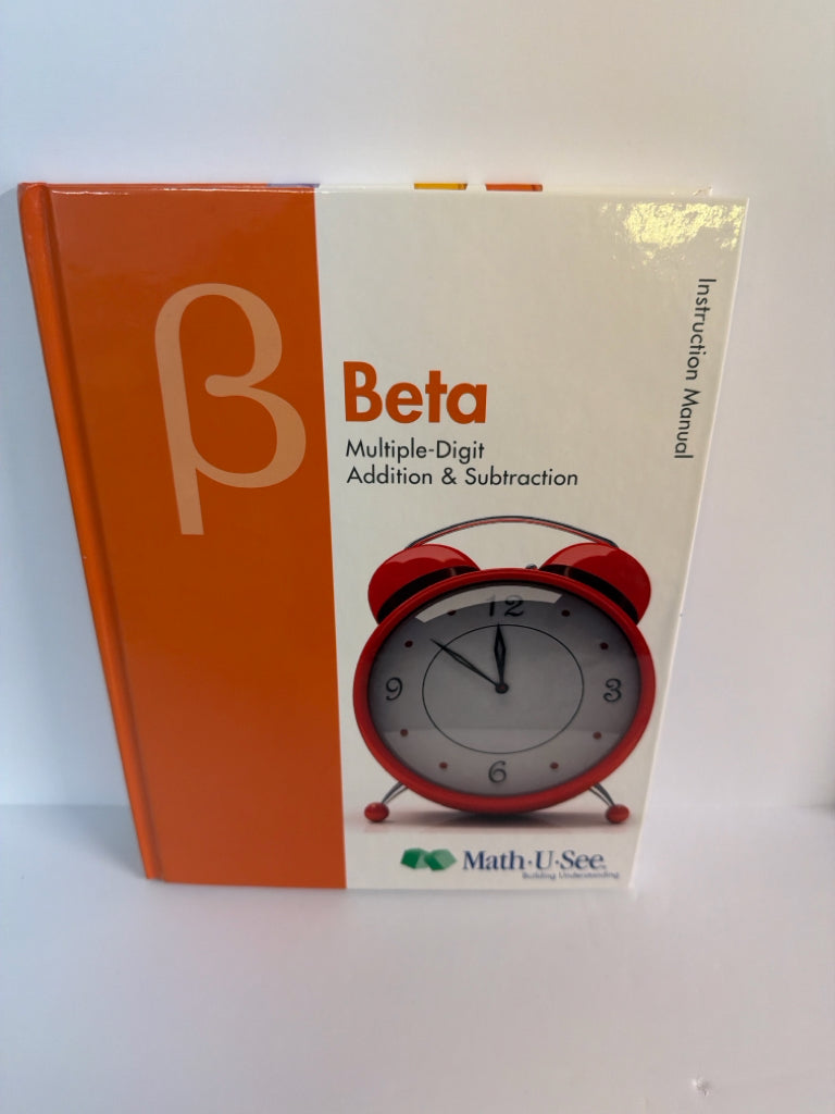 Beta Math U See Instruction Manual  Pre-Owned Demme Mathematics Textbooks