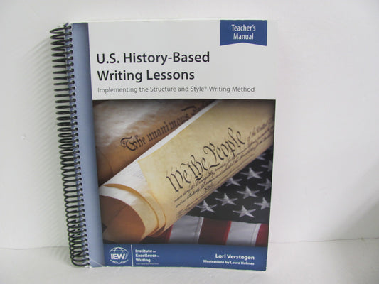 U S History Based Writing Lessons IEW Middle School Creative Writing Books