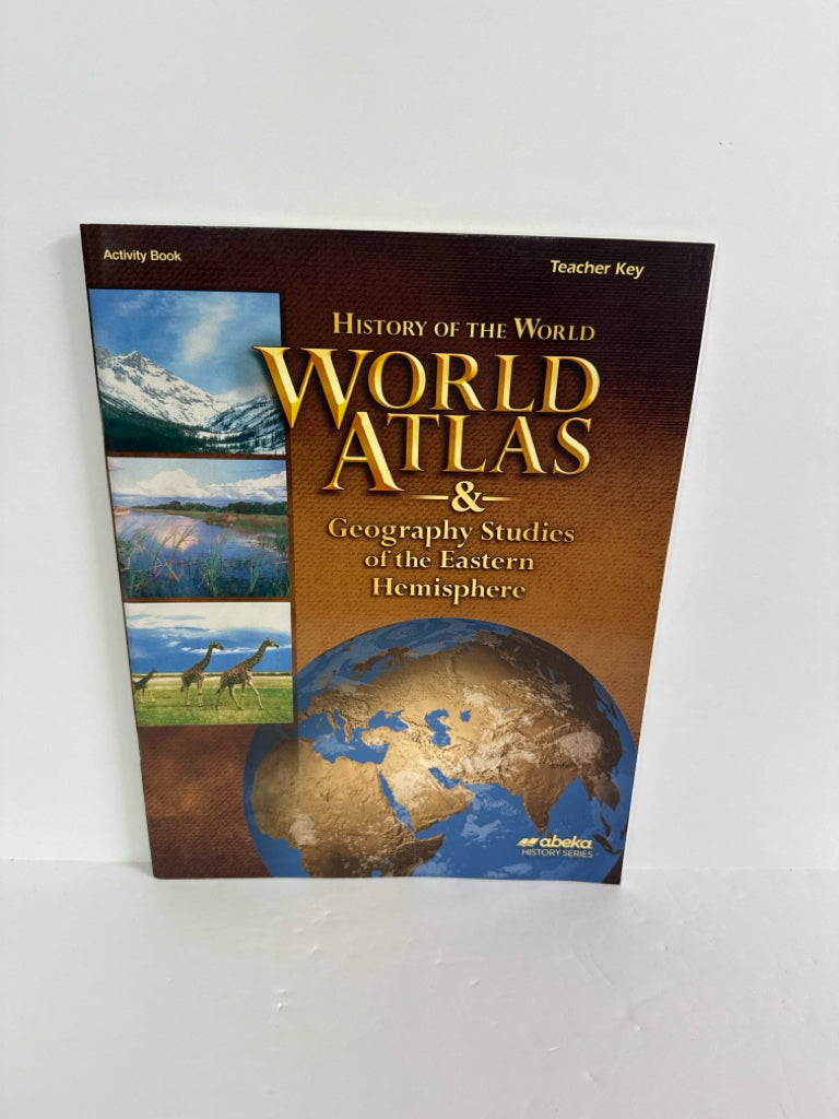 History of the World Atlas Abeka Teacher Key  Pre-Owned History Textbooks
