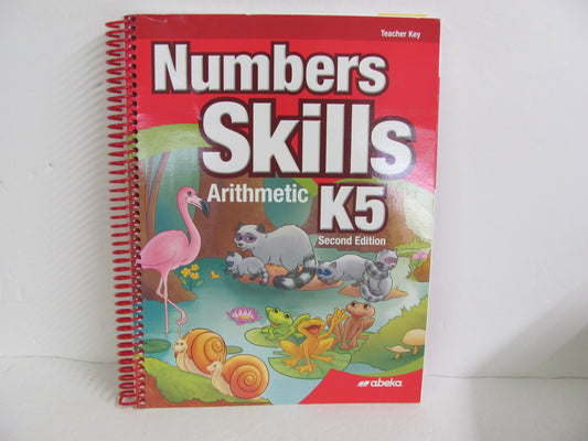 Numbers Skills K5 Abeka Teacher Key  Pre-Owned Mathematics Textbooks