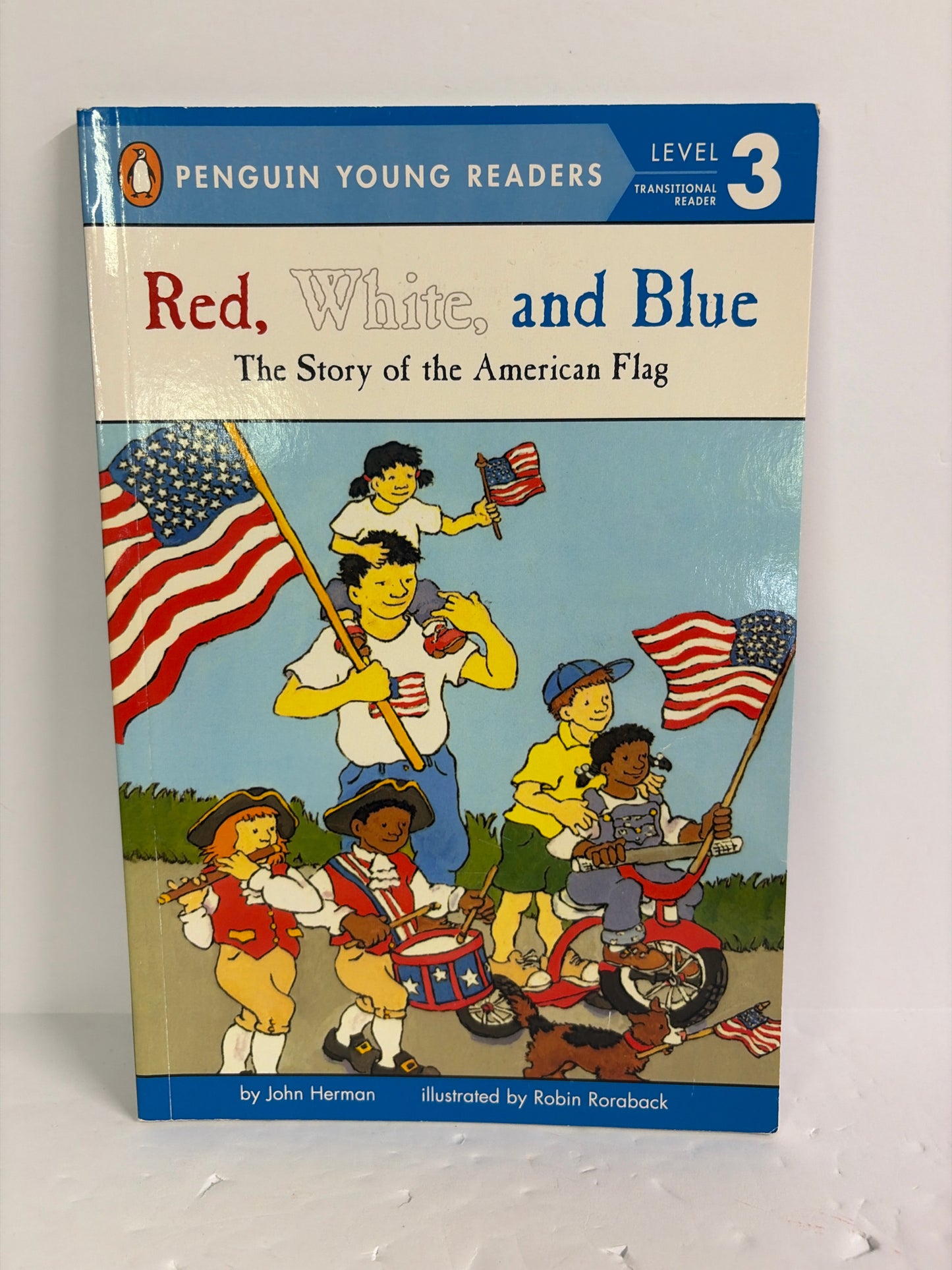 Red, White, and Blue John Herman Penguin Phonics Readers