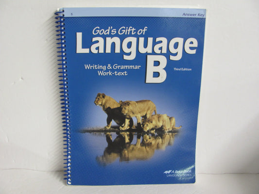 Language B Abeka Answer Key  Pre-Owned 5th Grade Language Textbooks