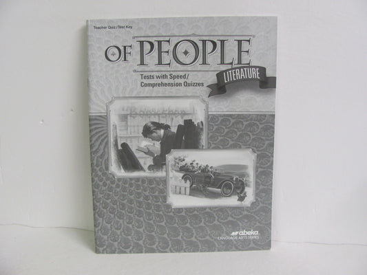 Of People Literature Abeka Quiz/Test Key  Pre-Owned 7th Grade Reading Textbooks