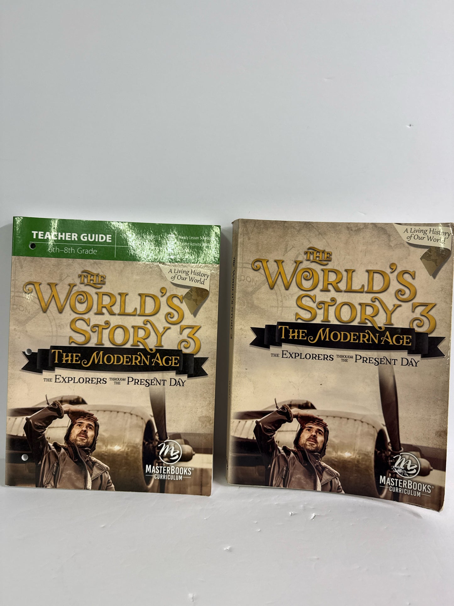 The World's Story 3 MasterBooks Set  Pre-Owned Angela O'Dell World History Books